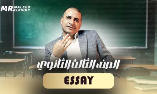 Essay – تالتة ثانوي